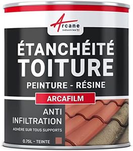 Étanchéité Toiture : Peinture résine d'étanchéité ARCAFILM pour Toit et Tuile 0.75 L - Tuile - ARCANE INDUSTRIES