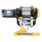 Superwinch 1140220 LT4000ATV 12 VDC Winch 4, 000lbs/1814kg Single Line Pull with Roller Fairlead, Handlebar Mount Toggle, and Handheld Remote