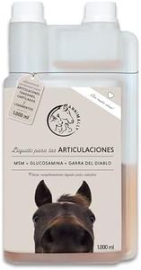 Annimally Condroprotector para Caballo 1000ml con Garra del Diablo, glucosamina Caballos y MSM Caballos (azufre) en Forma líquida - Complemento alimenticio Caballos - Alternativa al Polvo