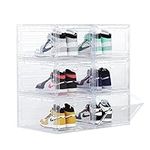 OMOPIN Large Clear Plastic Shoe Box
