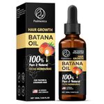 Batana Oil for Hair Care: Raw Batana Oil Dr Sebi Organic from Honduras - Veganic Natural Hair Oil for Damaged Split Ends Hair - 60ml