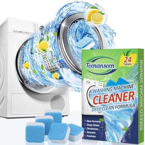 Bellifluous Washing Machine Cleaner, Deep Clean Front Loader and Top Load Washer, Including HE, 24 Pack Professional Grade Washer Machine Cleaner and Deodorizer for Removing Build-up, 12 Month Supply