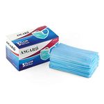 ASGARD Nonwoven Fabric Disposable Surgical Mask 3Ply (Blue, Without Valve, Pack of 50) for Unisex