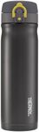 Thermos - Charcoal Direct Drink Flask (470ml) Reusable Insulated Stainless Steel Thermal Coffee Cup for Hot or Cold Drinks, Vacuum Sealed Water Flask with a Leak-Proof Lid, 10hr Hot/24hr Cold