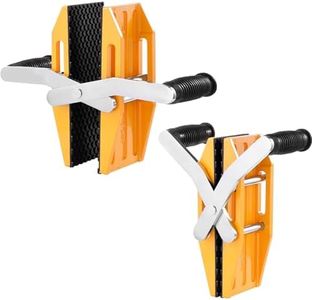 Double Handed Stone Carrying Clamps Granite Carrying Clamps Glass Carrying Clamp 660lbs Transporting Heavy Duty Carry Clamp 2 Pack (Yellow)