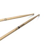 ProMark Promark Rebound 5A, 565" Hickory Drum Stick Acorn Wood Tip, Lacquer, Wood Tip, Rebound Balance