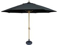 Tropishade 11' Sunbrella Patio Umbrella with Black Cover