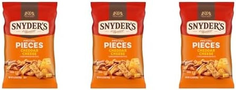 Snyder's of Hanover Cheddar Cheese Flavored Pretzel Pieces, 11.25 Oz Bag (Pack of 3)
