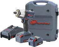 Ingersoll Rand Cordless Impact Wrench W5153-K22B-EU, 1/2 Inch 20V, 2X BL2022 Li-Ion Batteries 5.0 Ah and Charger Kit (UK Plug) in 1 Carrying Case