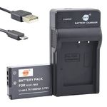 DSTE KLIC-7003 Li-ion Battery and Micro USB Charger Compatible with Kodak KLIC7003 EasyShare M381 EasyShare M420 EasyShare V1003 EasyShare V803 EasyShare Z950 EasyShare M380