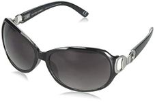 Foster Grant Women's Latte Sunreaders Segment Style Reading Sunglasses, Black/Transparent, 62 mm