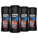 AXE Body Wash for Men Skate Board & Fresh Roses 473ml Pack of 4