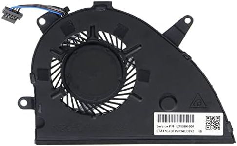 Replacement CPU Cooling Fan for HP Pavillion 15-CS 15-CS0053CL 15-CS0051WM 15-CS0079NR 15-CW 15-CW0505SA 15-CS0021NA L25584-001 L25588-00 L27902-001 NS85B00-17K24