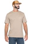 Carhartt mens K87 Workwear Short Sleeve T-shirt (Regular and Big & Tall Sizes) fashion t shirts, Desert, XX-Large Tall US