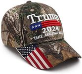 Trump 2024 Hat Donald Trump Hat Trump Merchandise MAGA Hat Embroidered Ultra MAGA Adjustable Trucker Caps for Men Women, Camo-tab, One Size