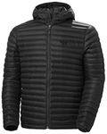 Helly Hansen Mens Sirdal Hooded Insulated Jacket, L, Black