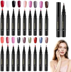 Gel Nail Polish Pen Set, 3-in-1, 3/6/12/18 Colors for DIY Nail Art Home Use