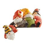 Shelf Hand Sculpture Sitters Gnome Christmas Decoration，Helping Holiday Table Christmas Desk Objects (A, One Size)