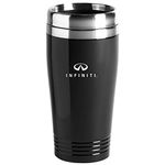 Infiniti Black Stainless Steel Travel Mug