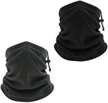 2 Piece Drawstring Neck Warmers, Fl
