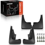 A-Premium Set of 4PCS Mud Flaps Splash Guards Mudguards Mudflaps w/Hardware Compatible with Toyota Highlander 2011 2012 2013, Sport Utility, W/O Fender Flares, Front & Rear (Driver & Passenger Sides)