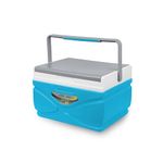 Pinnacle Prudence Chiller Ice Box 11L | Fits 16 Cans | Hold Ice Upto 48hrs | Lid Used as Tray | Portable Insulated Ice Cooler Box for Car Travel,Parties, Medical, Picnics, Camping, Sports (Hydra)