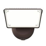 HALO Outdoor LED Dusk to Dawn-Flood & Security Light - 1 Square Head - Bronze