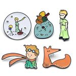 5pcs/Set The Little Prince Cute Brooch Cartoon Enamel Pins for Clothes Backpack Brooch Personality Pin Jewelry M2863