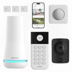 SimpliSafe Home Security System | 7 Piece Home Security Camera & Alarm System with Entry & Motion Sensor - Optional Monitoring Subscription - Compatible with Alexa