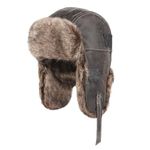 Unisex Trapper Hat Russian Ushanka Faux Fur Bomber Hunting Hat Winter Earflap Hat Aviator Pilot Cap Windproof Thermal Trooper Hat Fluffy Super Warm Hat Skiing Skating Hat Thickened for Women Men