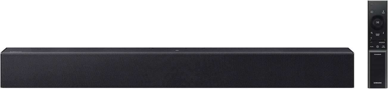Samsung 2-Channel Soundbar – Compact Home Audio Speaker