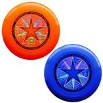 Discraft 175 Gram Ultra Star Sport Disc - 2 Pack (Orange & Blue)