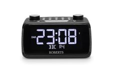 Roberts ORTUS4 FM/DAB/DAB+ Digital Radio with Bluetooth, Alarms and Over-Sized Display, black