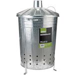 Draper 53253 Galvanised Garden Incinerator, 85L