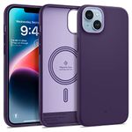 CASEOLOGY by Spigen Nano Pop Mag Back Cover Case Compatible for iPhone 14 Plus (TPU and Polycarbonate|Grape Purple)