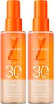 Lancaster Sun Beauty Body Water SPF30 100ml, Photoaging Control, Nude Skin Sensation, Broad Spectrum Sun Protection, Water and Sweat Resistant Spray, Suitable for All Skin Types, Vegan (Pack of 2)