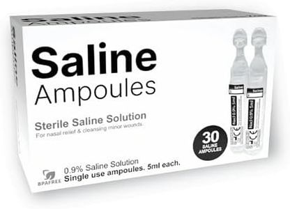 Healthcare Zoo Saline Solution, 0.9% Sodium Chloride, 30 Single-Use 5ml Tubes