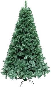 SHATCHI 6ft/1.8m Alaskan Pine Green Artificial Christmas Tree Bushy 550 Tips Xmas Home Decorationations Decorations