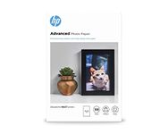 HP Q8692A Advanced Glossy Photo Paper 250gsm 10x15cm Borderless (Pack of 100), White