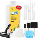 Puzzle Glue - Clear Glue, Transparent Jigsaw Puzzle Glue Saver with Tool for Up to 8 X 1000 Piece Jigsaws Puzzle (500ML)