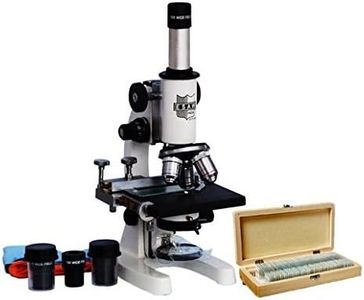 ESAW 2500x Student Compound Medical Microscope for Kids with 50 Prepared Slides (MM-02)