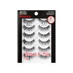 Ardell Multipack Wispies False Eyelashes – Long Length Lashes for Natural Look, Easy Application for Beginners, Vegan Friendly, 6 Pairs (Pack of 1)