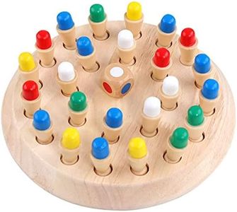 ZUNIPLEX Memory Chess,Learning & Education Toys,Color Memory Chess Matching Sticks, Montessori Toys, Parent-Child Interaction Games for Adults and Kids