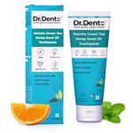 Dr.Dento Matcha Green Tea Natural Toothpaste - 125gm|SLS & Fluoride-Free|Enamel-Safe Teeth Whitening with Nano Hydroxyapatite & Theobromine for Remineralisation, Cavities & Bad Breath|Organic & Vegan
