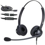 Cisco IP Phone Compatible Headset with Noise Cancelling Microphone RJ9 Corded Phone Headset for Cisco CP-7821, 7841, 8841, 7942G, 7931G, 7940, 7941G, 7945G, 7960, 7961, 7961G, 7962G, 7965 etc