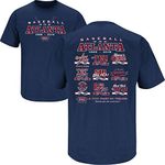 Atlanta Baseball Fans. Baseball in Atlanta Navy T-Shirt (Sm-5X) (Short Sleeve, Large)