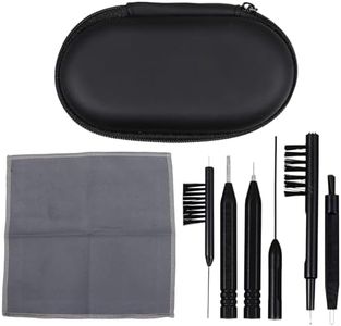 POPETPOP Earbuds Cleaner Brush Kits with Case: 7Pcs Aid Disassembly Cleaning Tool - Multi-Functional Brushes Vent Cleaner Glasses Cleaning Tools for Home Travel