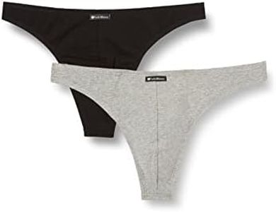 Punto Blanco Duplo Invisible Tanga, Multicolor(Multicolor580), Medium (Tamaño del Fabricante:48) (Pack de 2) para Hombre