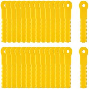 hiSpkNix 30Pcs Replacement Trimmer Blades Compatible with Weed Warrior Push-N-Load 3 Blade & Pivotrim Hybrid 2-N-1 Trimmer Heads
