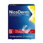 NicoDerm CQ Step 3 Clear Patch, 7mg, 14-Count